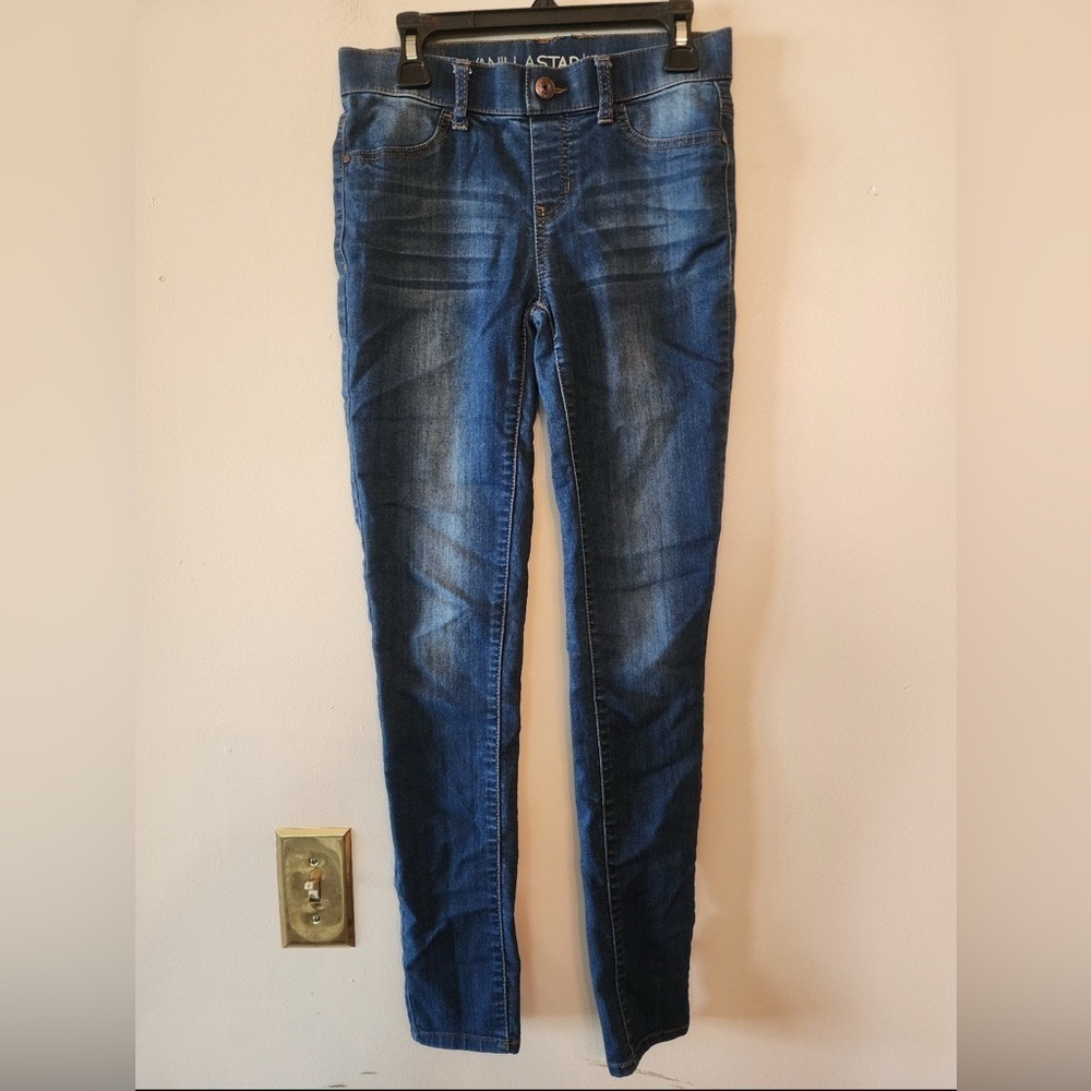 Vanilla star mid rise skinny jeggings size 0